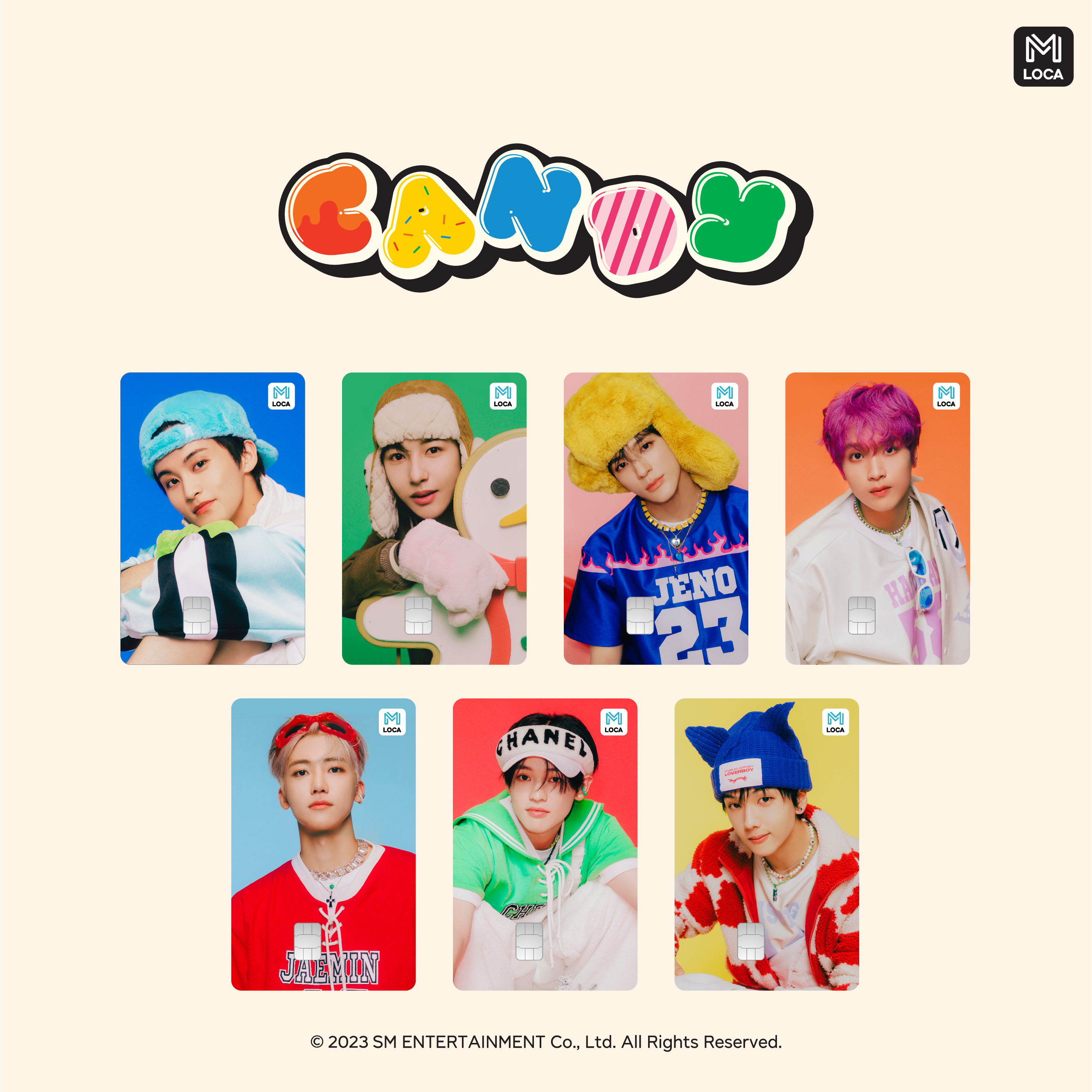 jp.ktown4u.com : NCT DREAM - LOCAMOBILITY CARD_CANDY