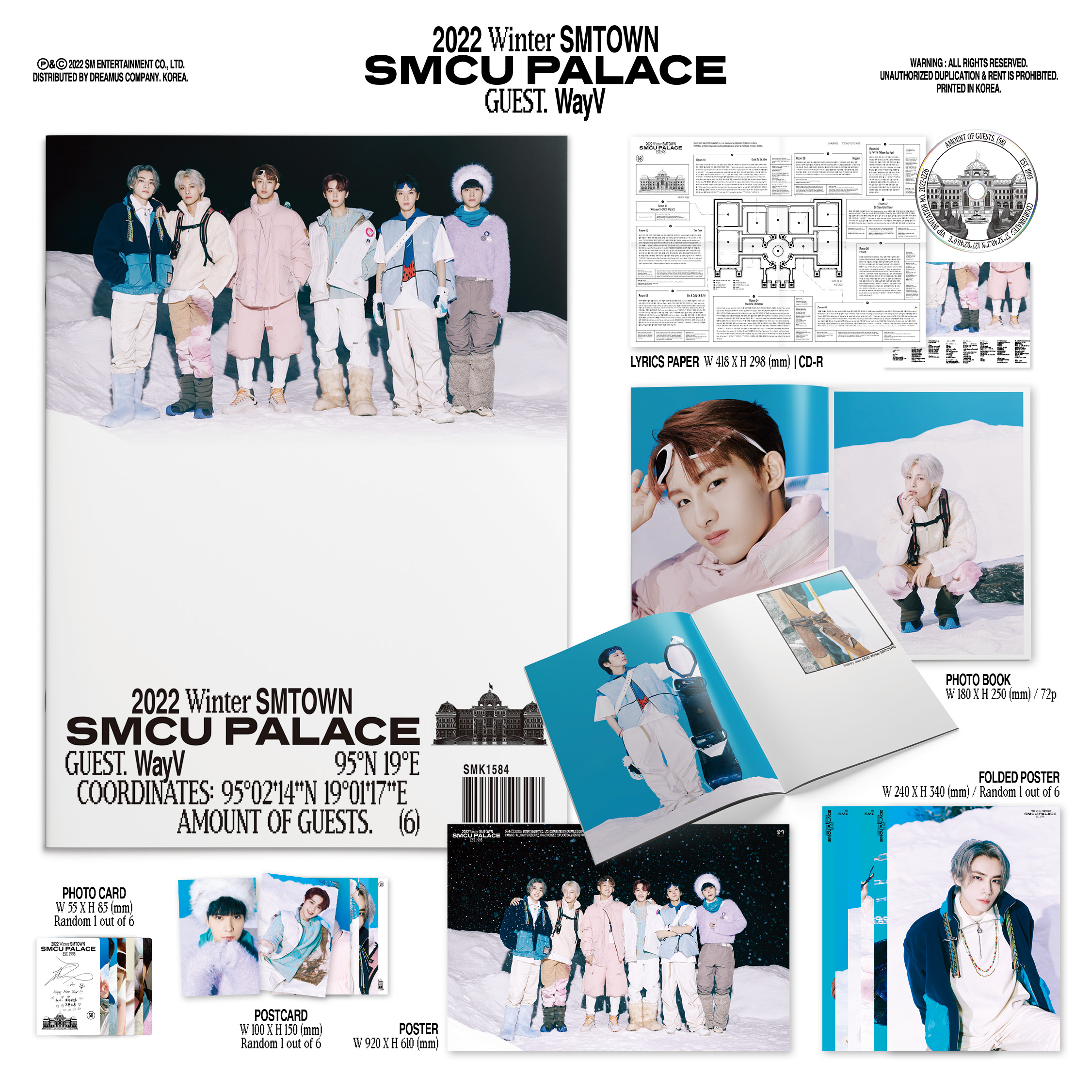 jp.ktown4u.com : WayV - 2022 Winter SMTOWN : SMCU PALACE (GUEST. WayV)