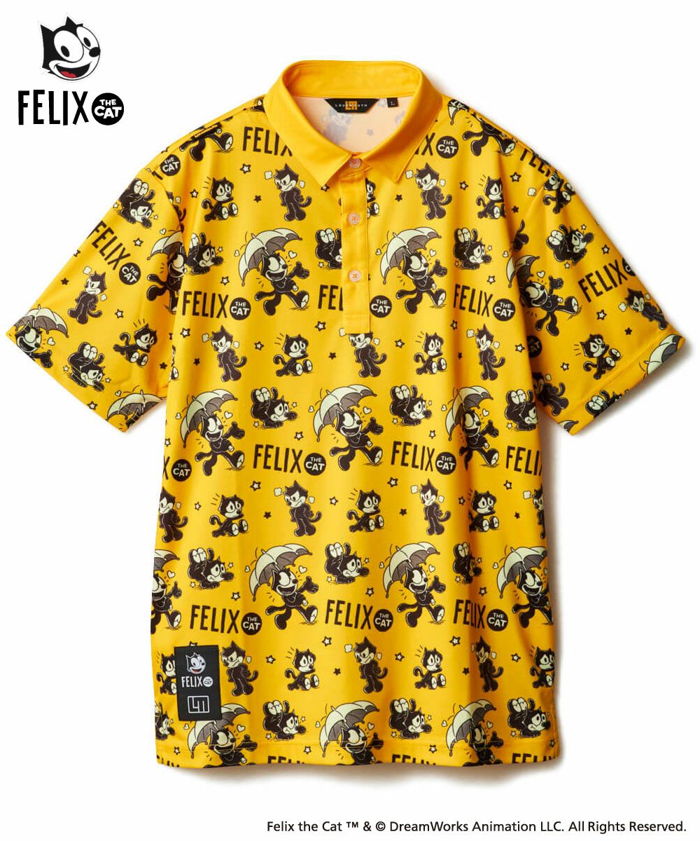 メンズ LOUDMOUTH×FELIX コラボ柄半袖シャツ オレンジ | LOUDMOUTH JAPAN