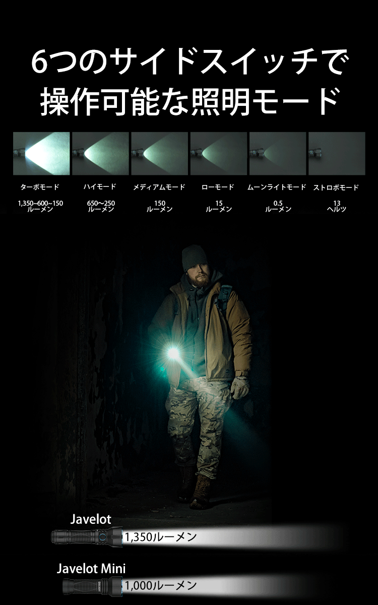 Javelot 強力 防災 遠距離照射EDC - Olight Japan