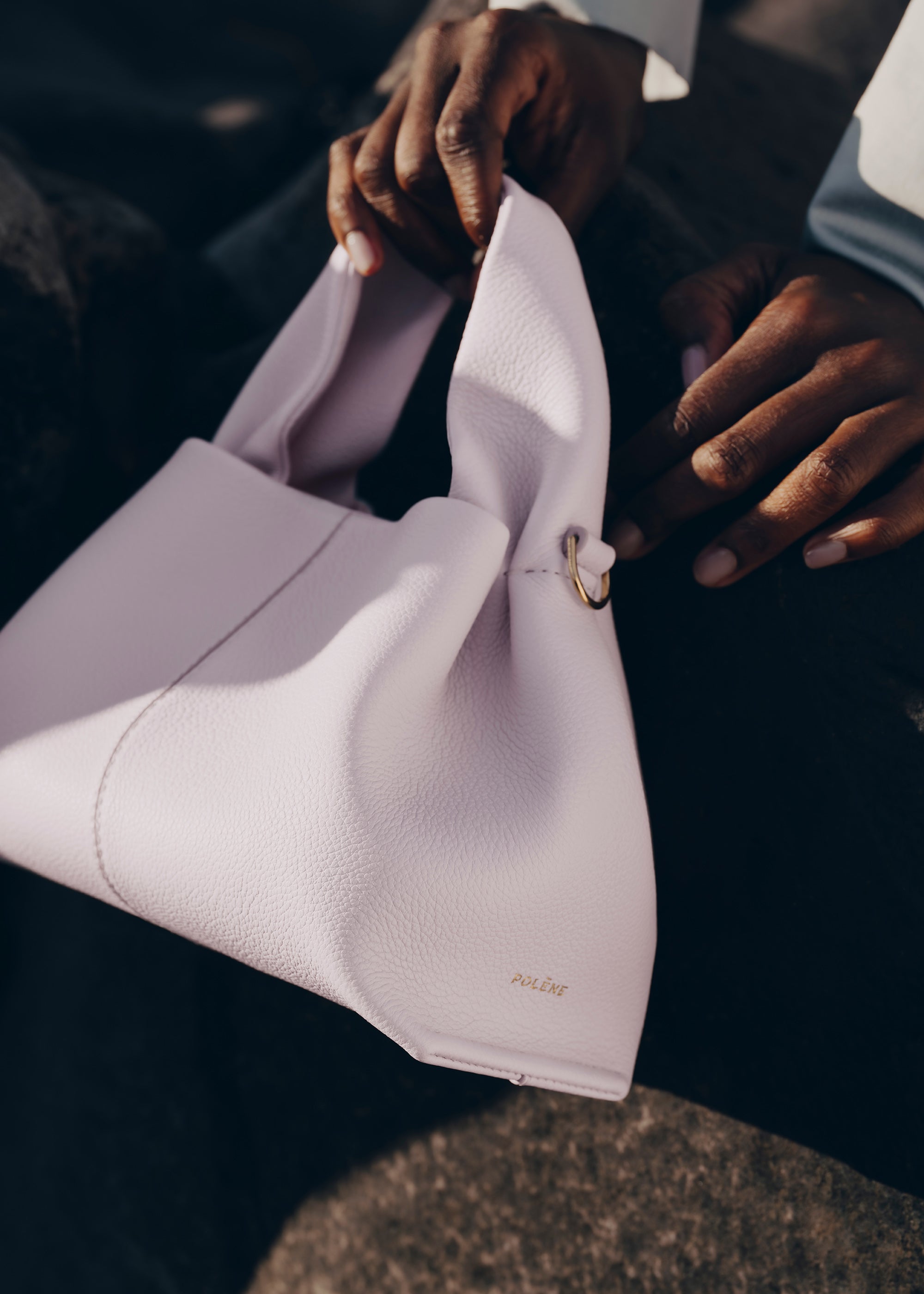 Polène | バッグ - Numéro Neuf Mini - グリシーヌ テクスチャード