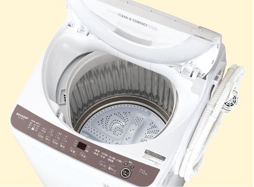 やさしさ設計 | ES-GE7H | 洗濯機：シャープ