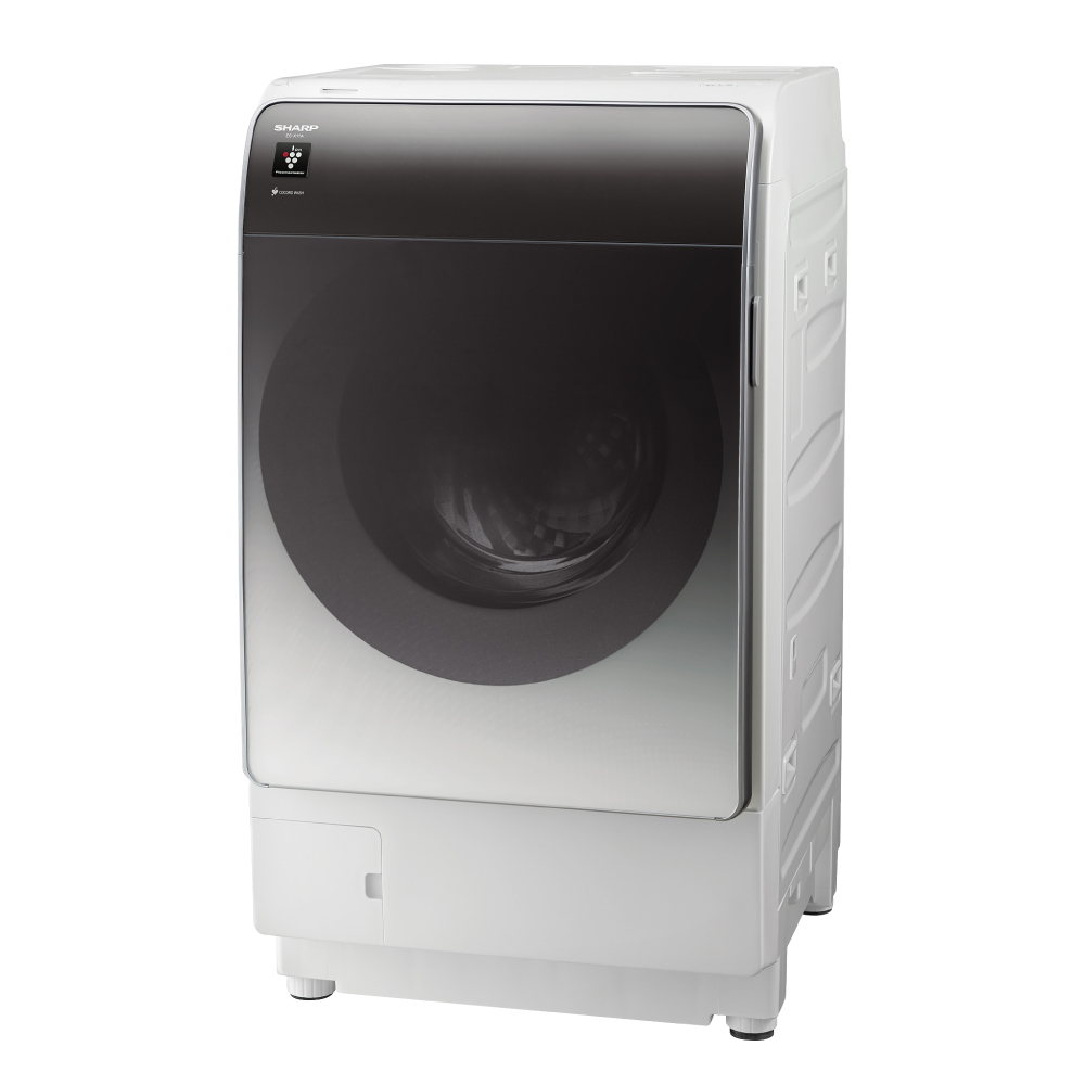 343取付無料！SHARP熱乾燥搭載！コンパクトサイズ高性能ドラム式洗濯機