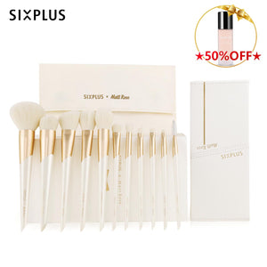 SIXPLUS X MATT ROSE メイクブラシ11本セット・enjoy シリーズ