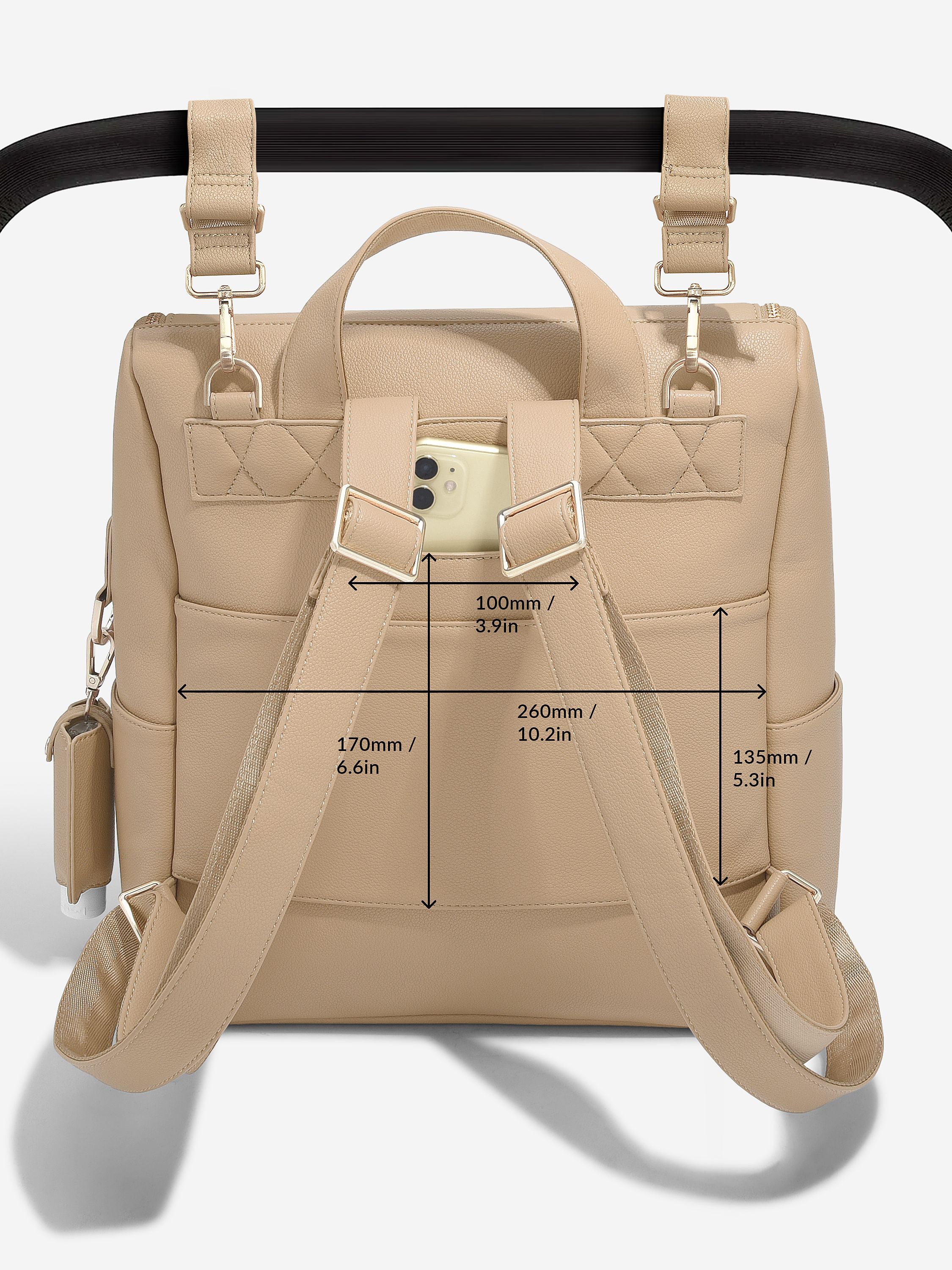 マザーズバッグ キャメル – STACKERS LONDON