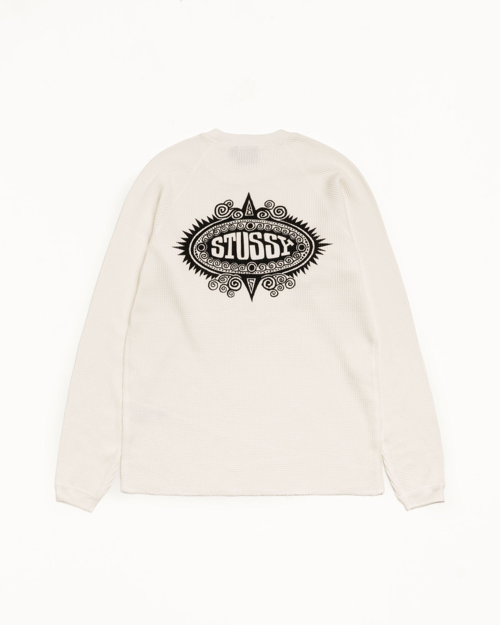 Mantra Raglan Thermal – White | Tops & Knits | Stüssy Japan