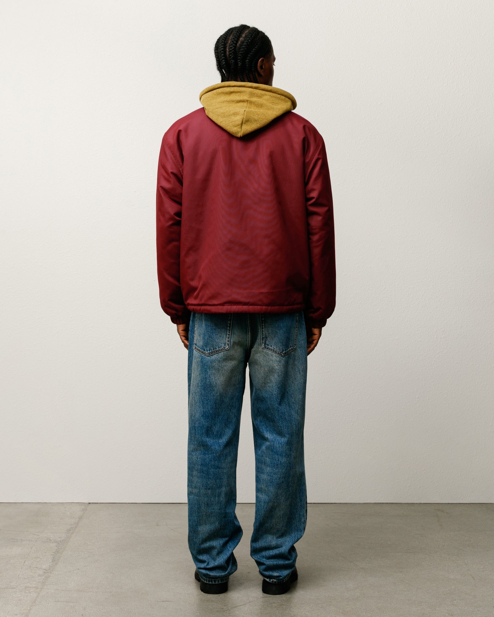 Coaches Jacket – Burgundy | Outerwear | Stüssy Japan