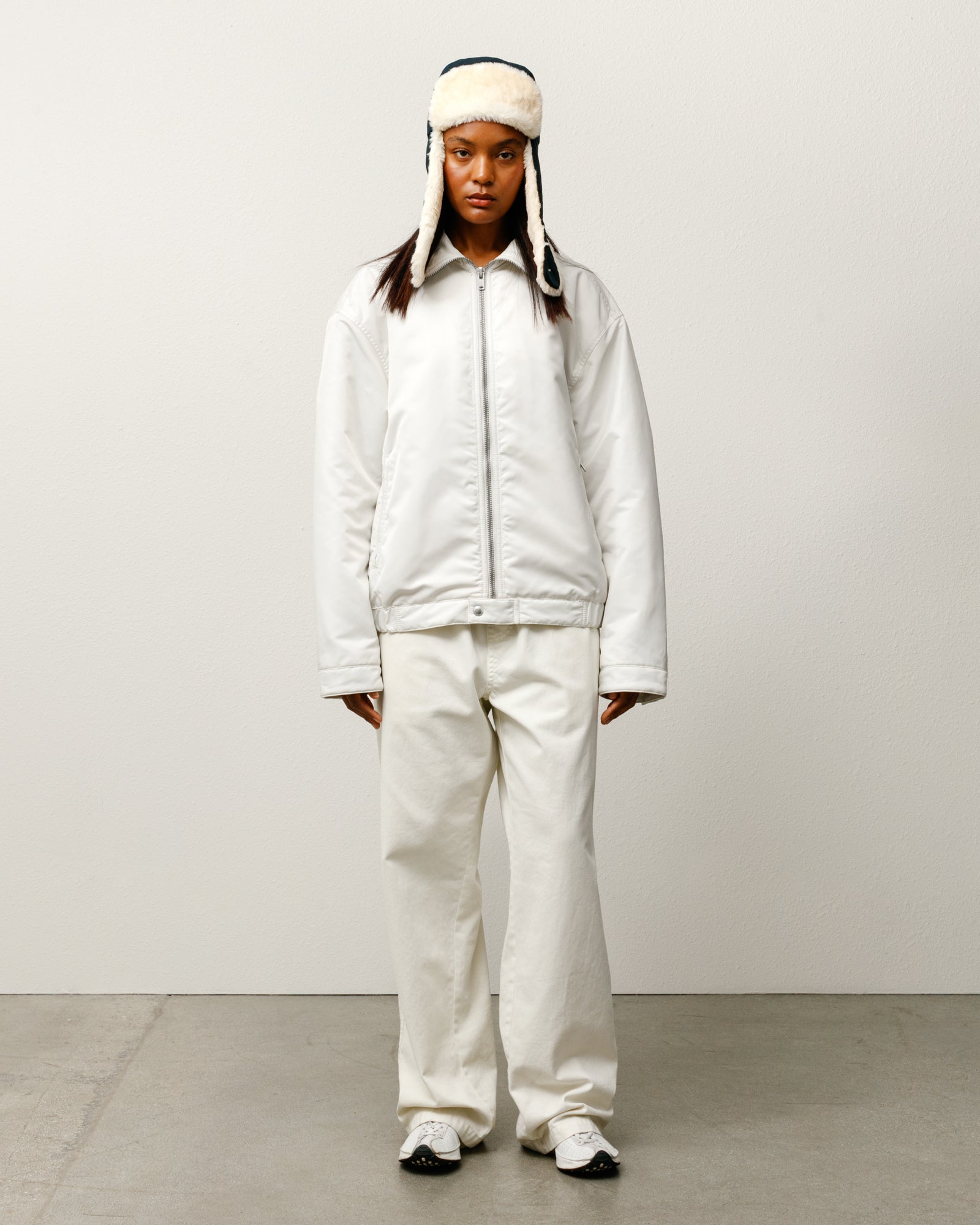 Pile Lined Zip Jacket – Bone | Outerwear | Stüssy Japan