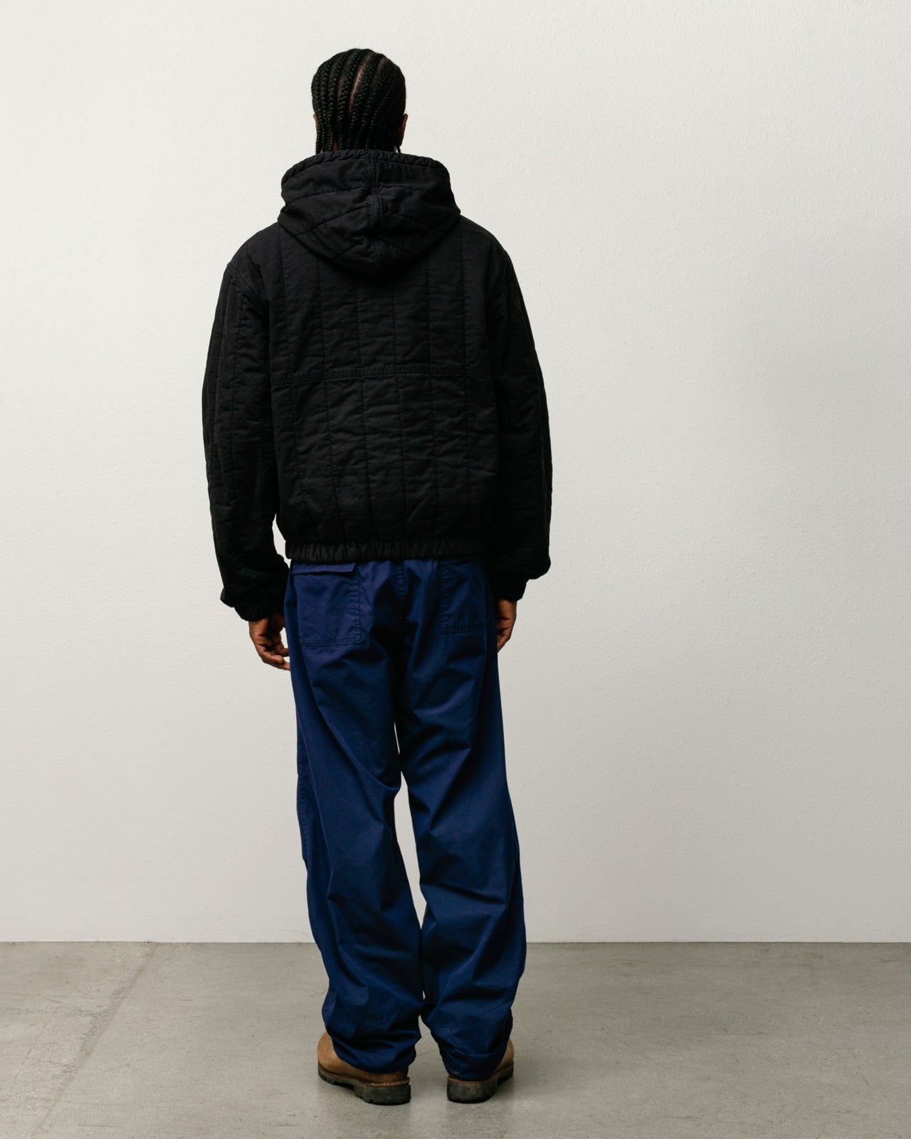 Quilted Canvas Work Jacket – Black | Outerwear | Stüssy Japan
