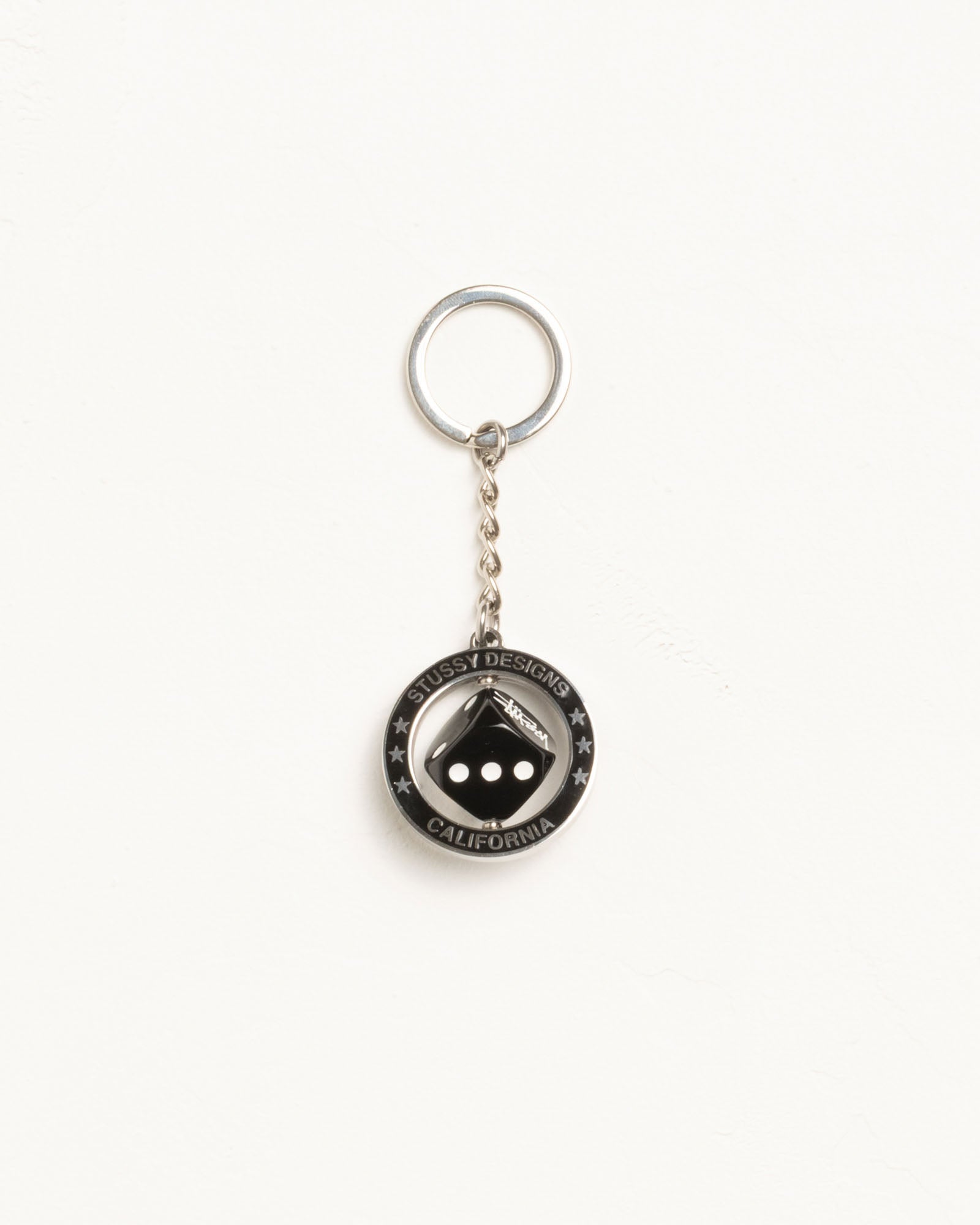 Spinning Dice Keychain – Silver | Accessories | Stüssy Japan