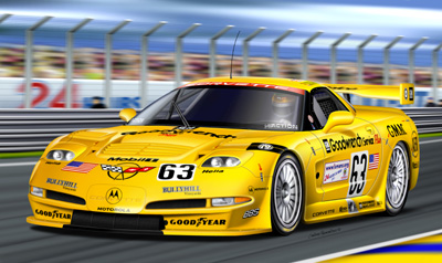 Corvette C5-R LeMans 2001 Revell 07354