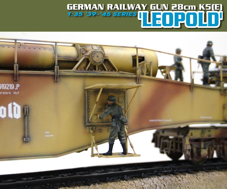 German Railway Gun 28cm K5(E) 'Leopold' Dragon 6200