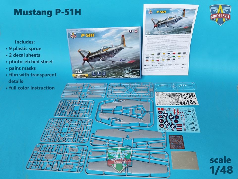 P-51H Mustang Modelsvit 4817