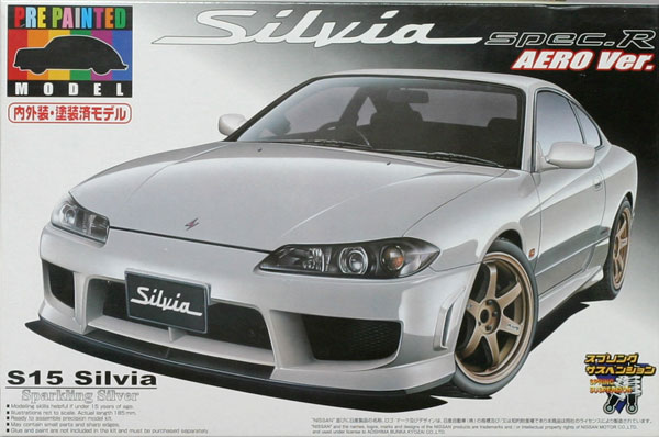 S15 Silvia Spec R AERO Pre-painted Aoshima 03731