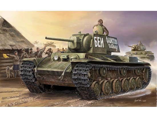 Russian KV-1 model 1941 Trumpeter 00356