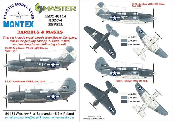 SB2C-4 Helldiver Revell Montex KAM48114