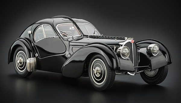 Bugatti Type 57 SC Atlantic, 1938 (black) - ダイキャストモデル