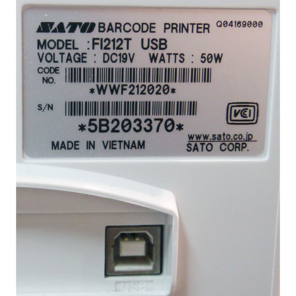 バーコードラベルプリンター 中古 サトー FI212T USB仕様 Barlabe