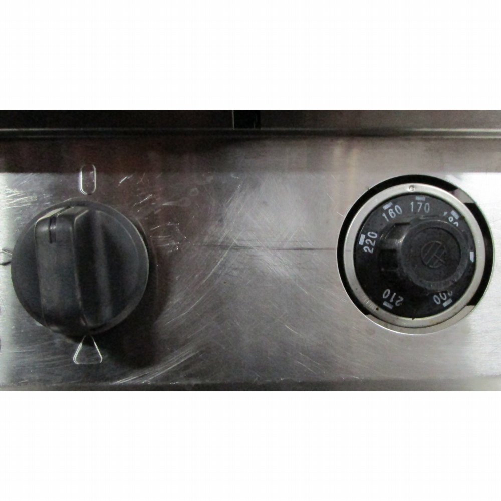 二槽式ガスフライヤー マルゼン MGF-18WJ 都市ガス 13A『品番6903