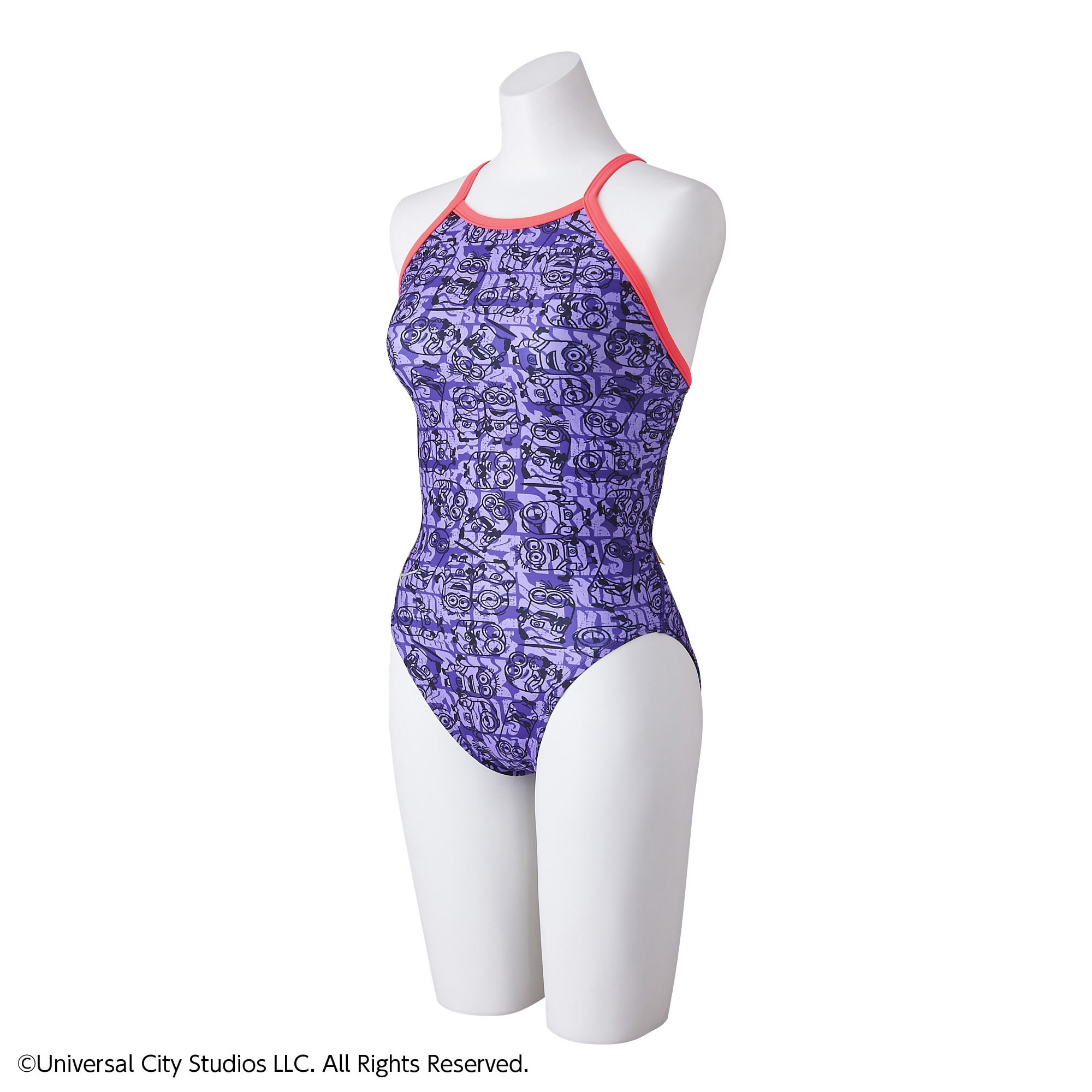 ミニオン】競泳練習用ミディアムカット|N2MAA497|競泳水着|スイム