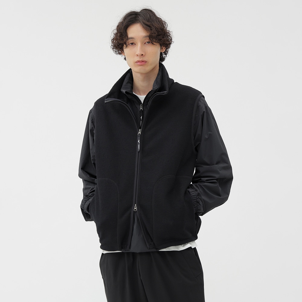 MARGARET HOWELL】コンプレスドウールベスト|B2JCCZ29|Go to by mizuno