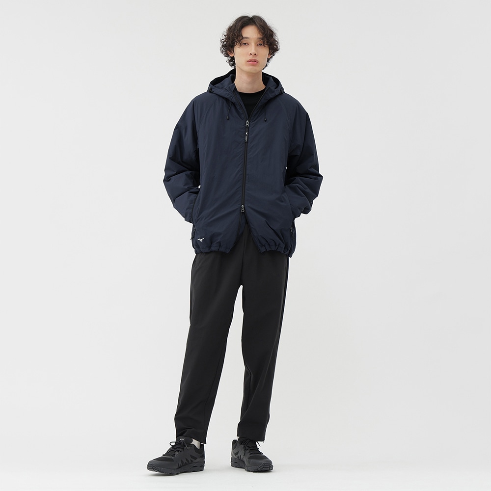 MARGARET HOWELL／吸湿発熱】ブレスサーモ タスランナイロンフーディー