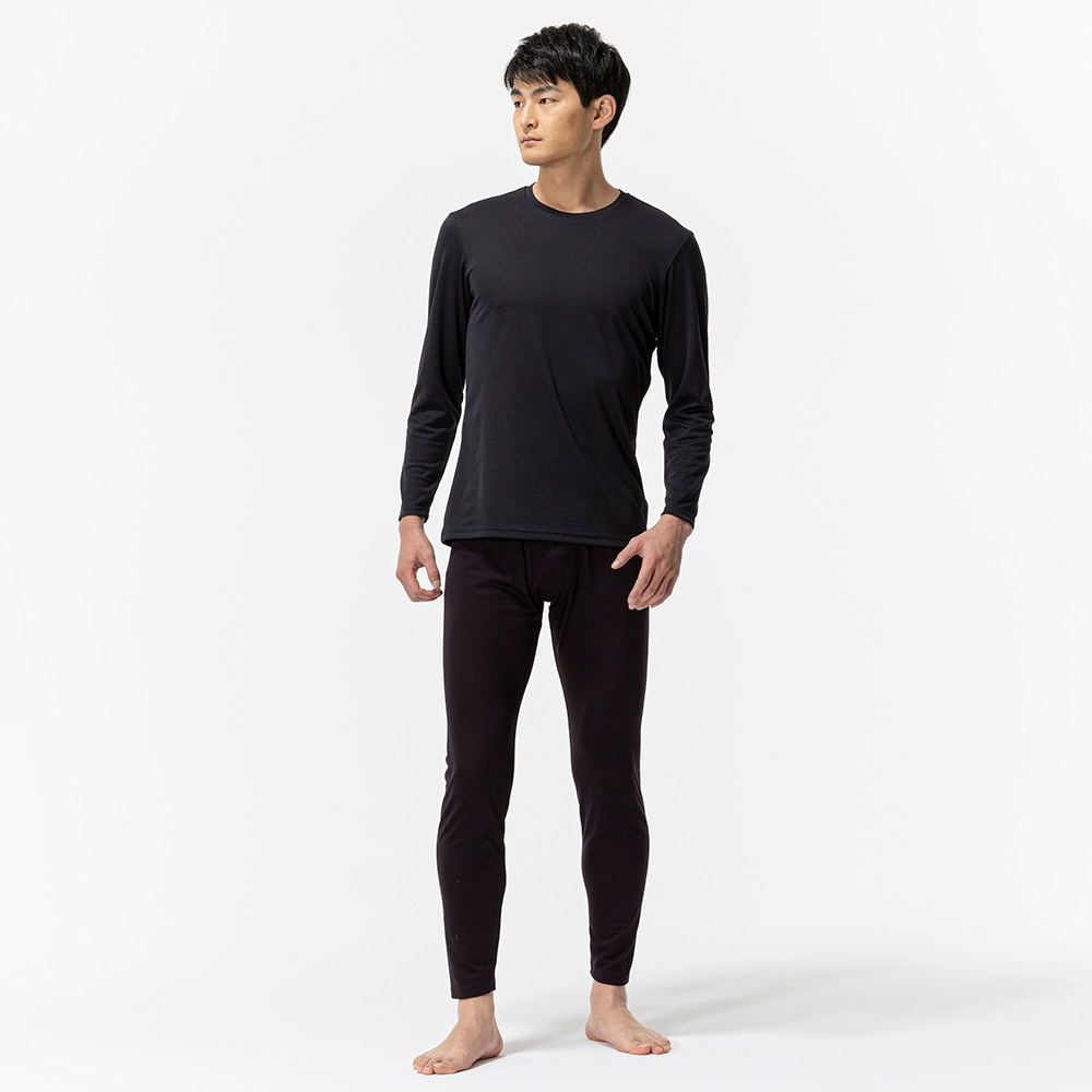 吸湿発熱】ブレスサーモアンダーシャツ(制電／長袖／ワーキング