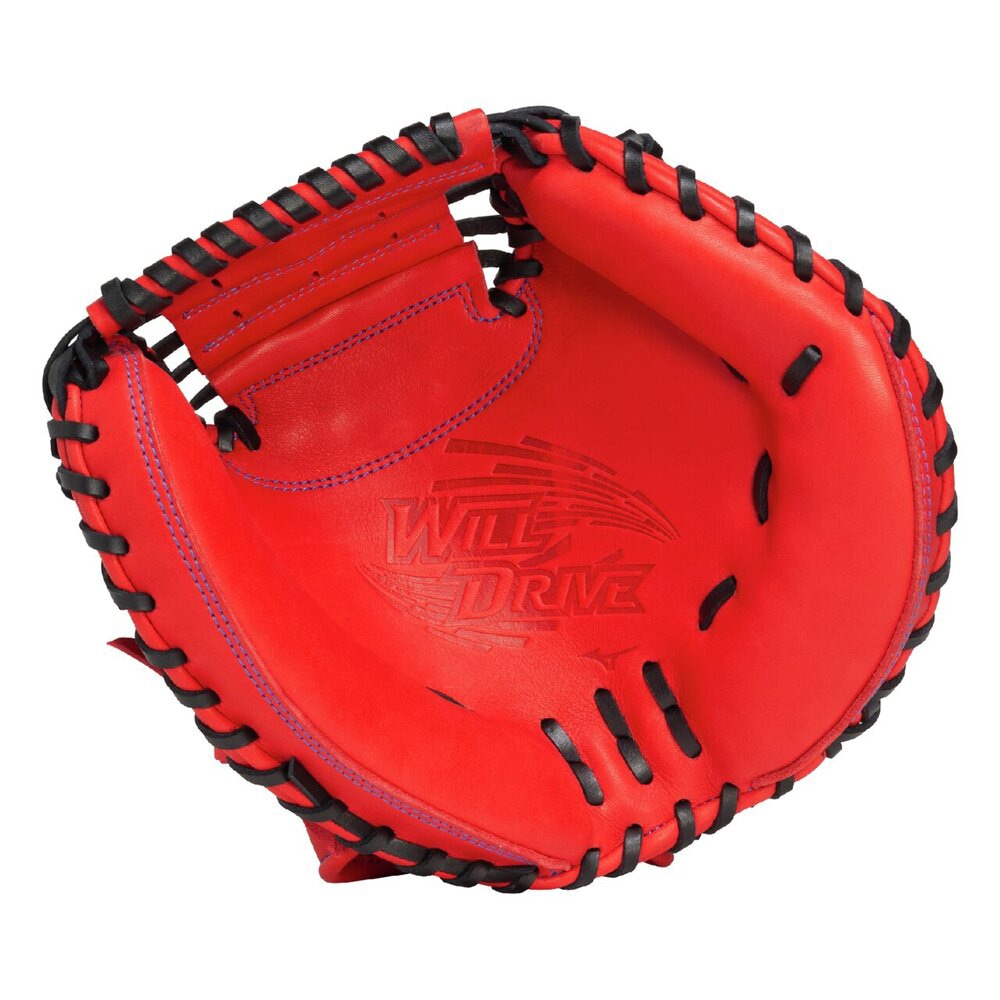 ジュニア軟式用ウィルドライブ ブルー 限定カラー【捕手用／M-R型