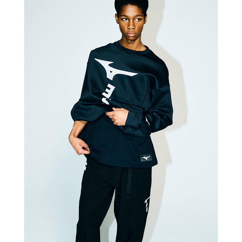 WIND AND SEA】ルーズフィットスウェットクルー|32MC6WS1|ミズノ