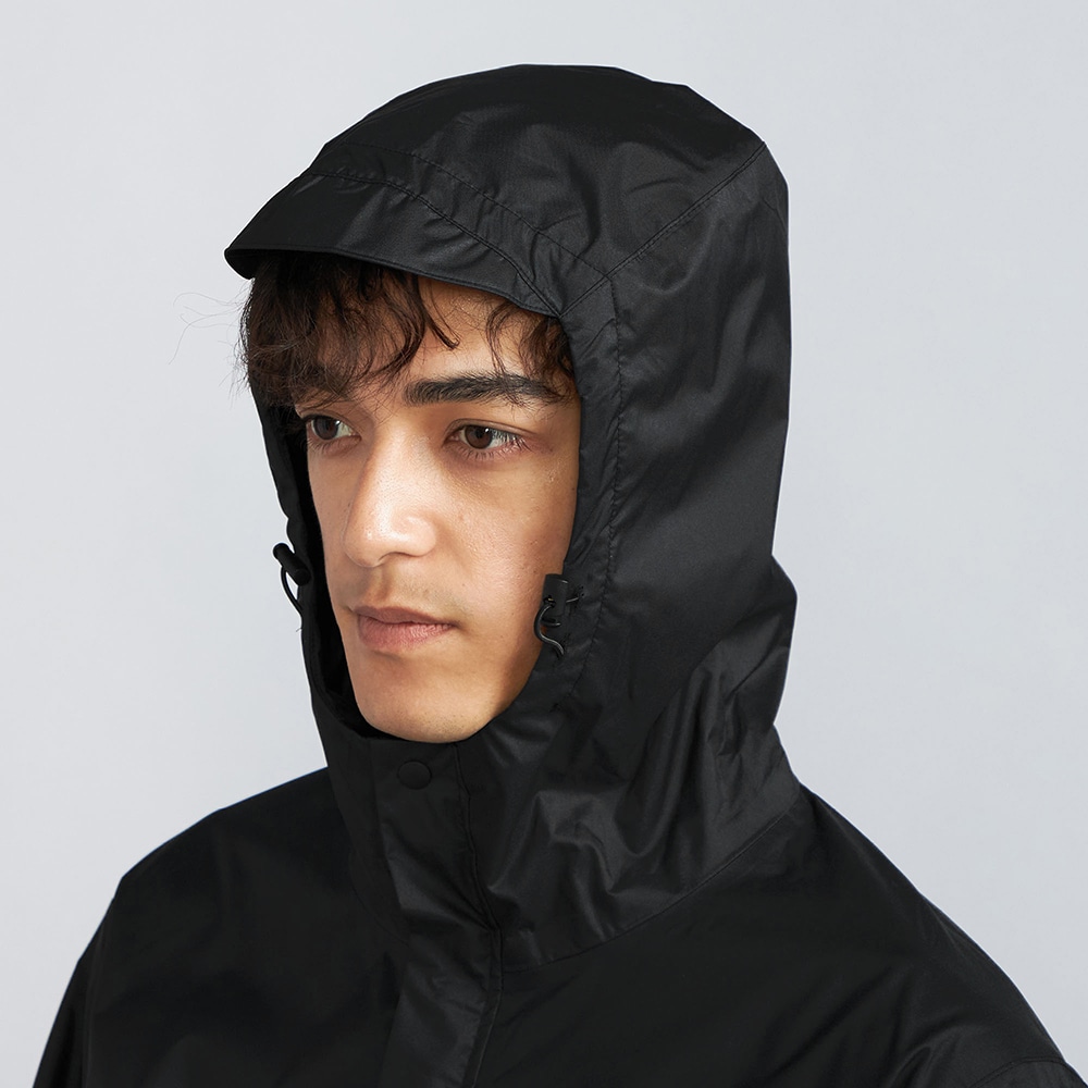 耐水素材】ベルグテックアクアブロックレインジャケット(防水／収納袋