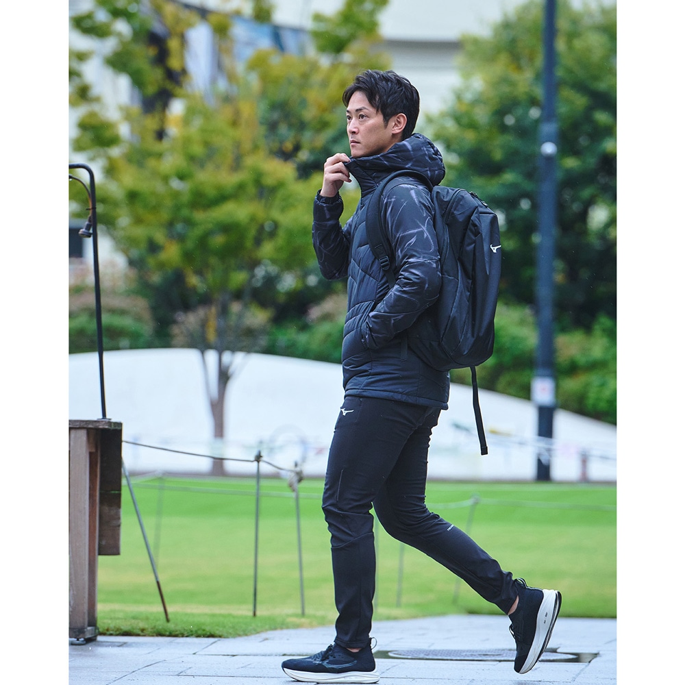 保温素材／吸湿発熱】テックフィルブレスサーモコート(ミドル丈