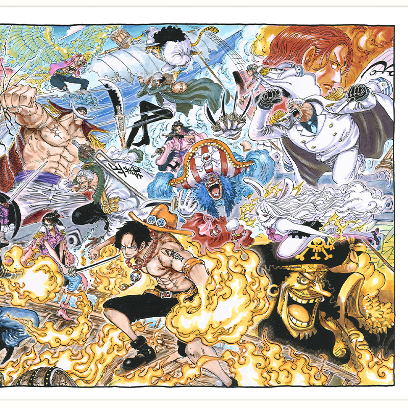 ONE PIECE』額装高精細複製原画 （週刊少年ジャンプ2021年