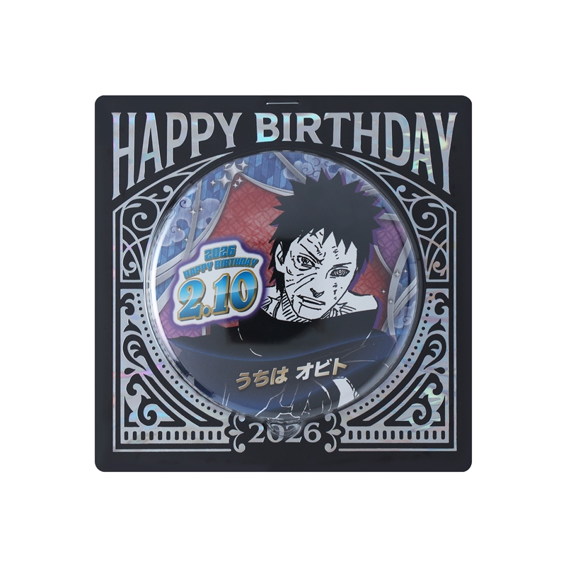 NARUTO－ナルト－』バースデイ缶バッジ うちはオビト BF1