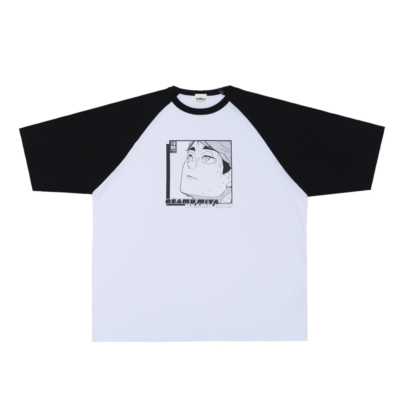 ハイキュー！！』ラグランTシャツ “HEROES” 宮治 BE4: 衣類