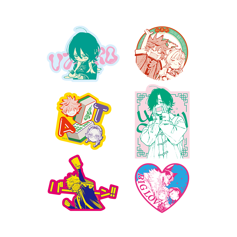 極楽街』ステッカーBOX【近すぎて美しい極近店ver】CUTE