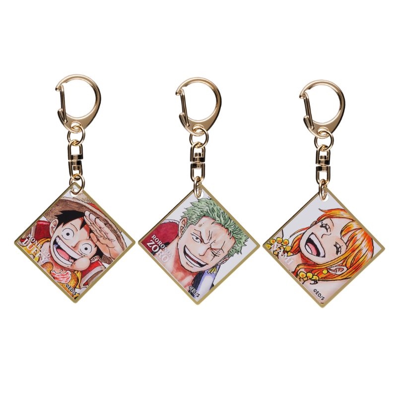 ONE PIECE』色紙風アクリルキーホルダー 全種セット （全10
