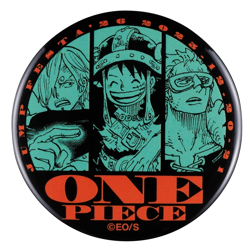 JF限定 『ONE PIECE』缶バッジ付きTシャツ フリーサイズ