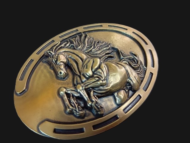 JUN COMPANYオリジナルデザイントップバックル 【暴れ馬】 JC-007