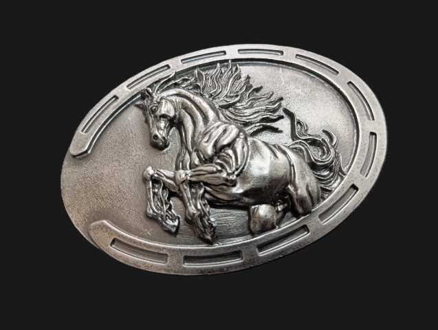 JUN COMPANYオリジナルデザイントップバックル 【暴れ馬】 JC-007