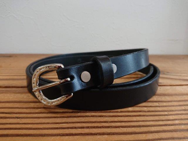 ナローベルト 栃木レザー 20mm 剣先40cm ロングタイプ