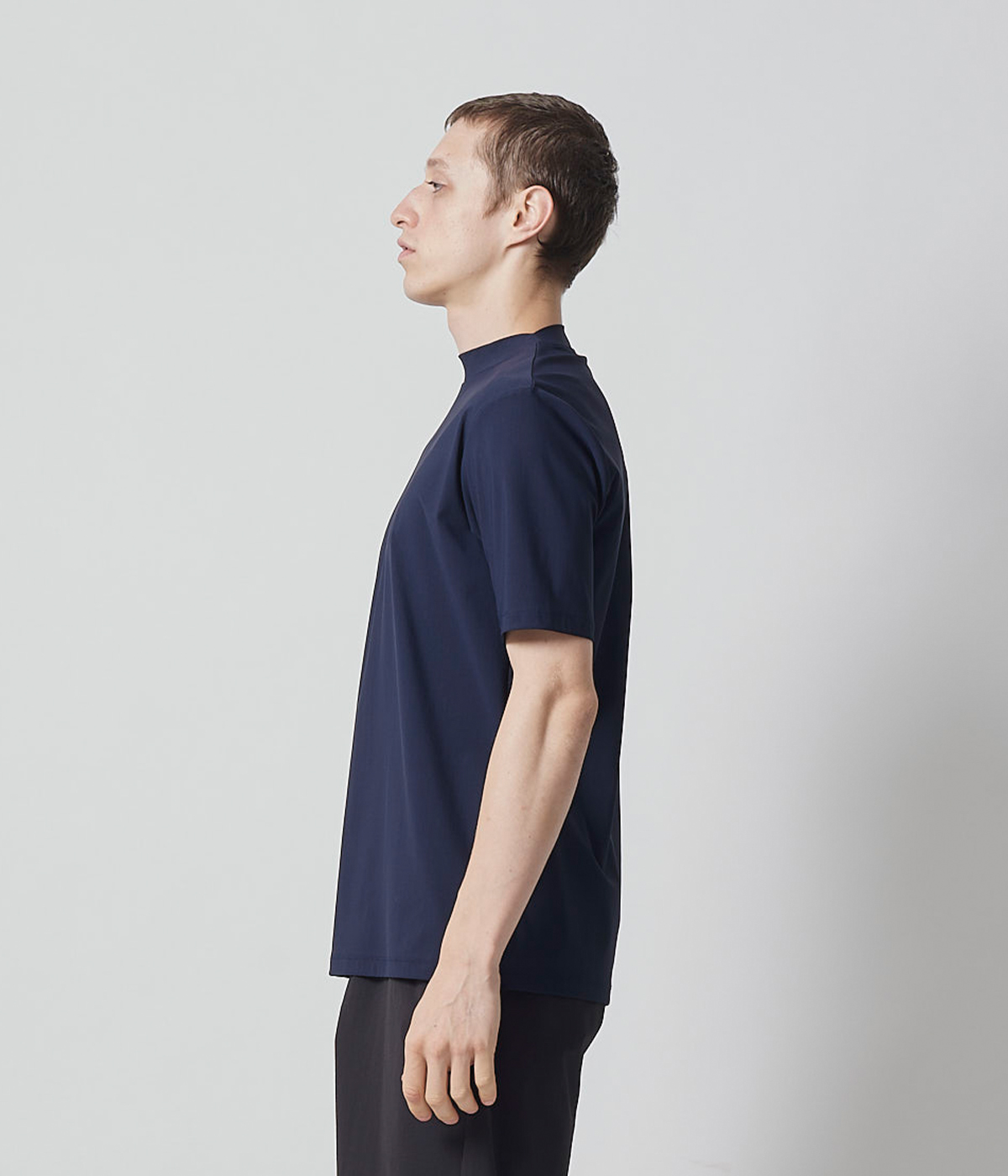 JH+ SIDE ZIP MOCK NECK T | junhashimoto（ジュンハシモト）Official