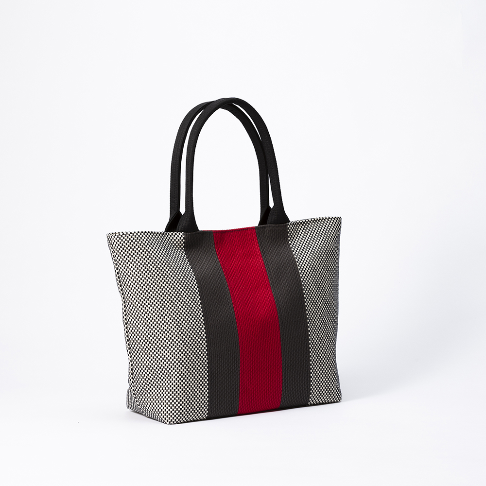 sasicco レイトート 白と黒の市松 | 三河木綿 刺子織 | タネイ | 柔道