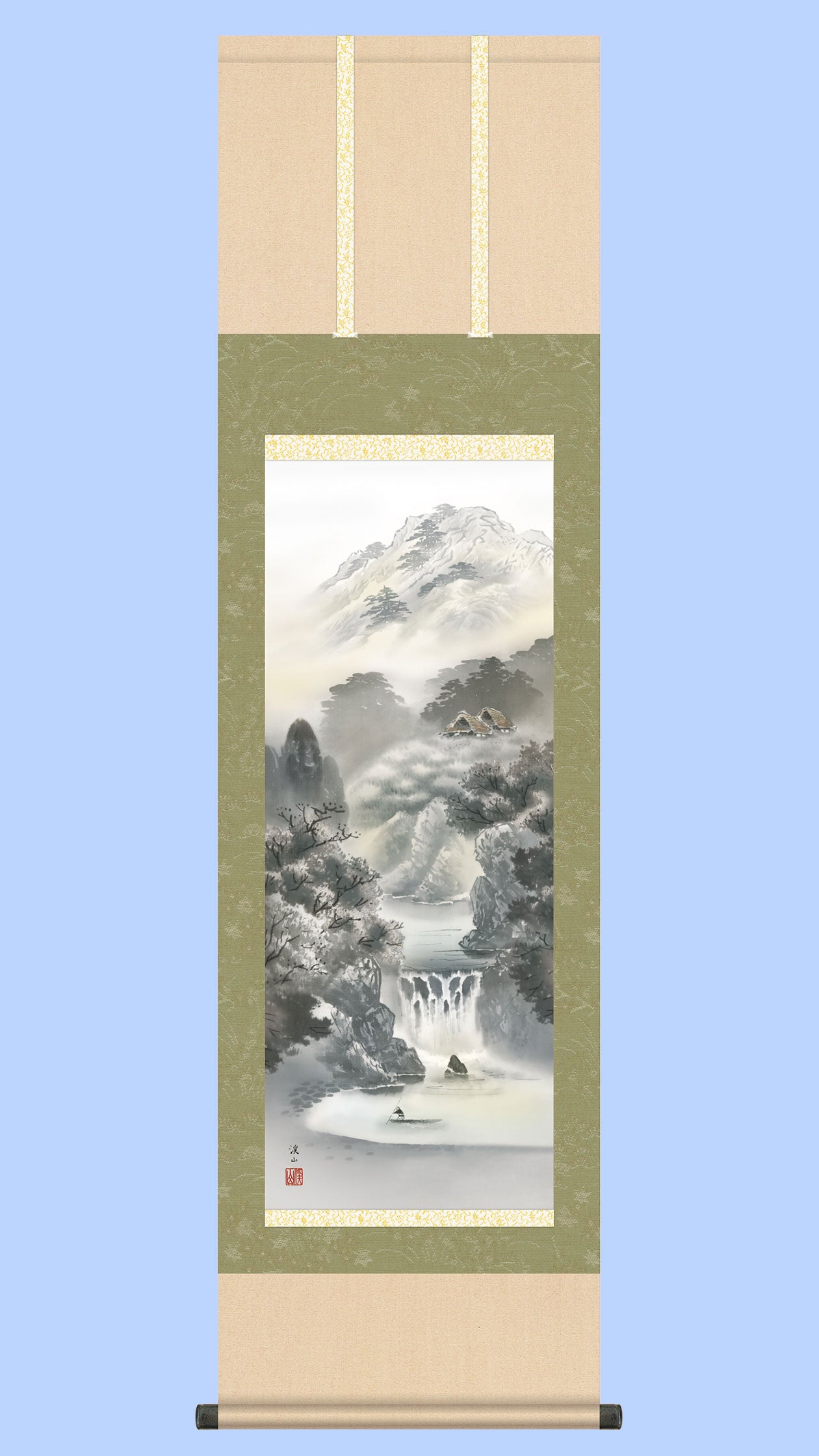 掛け軸 山水画 – 寿鳳人形の東芸