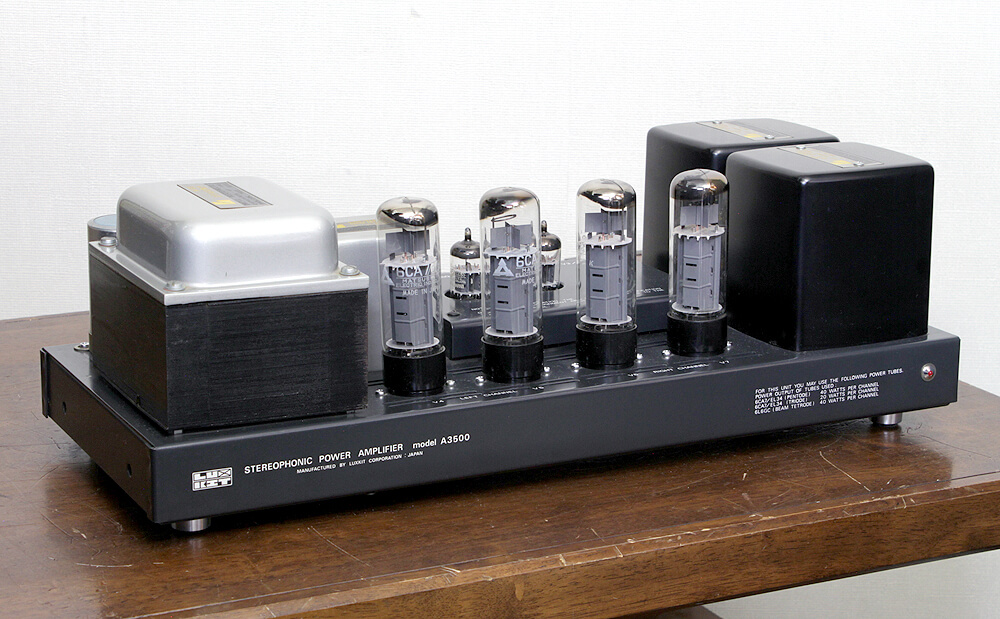 LUXMAN ラックスマン A3500 管球式ステレオパワーアンプ - 中古