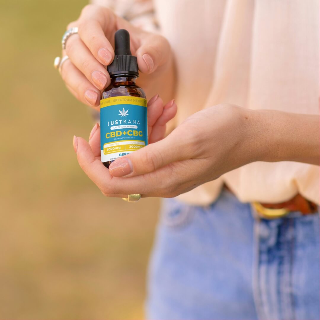 CBG Tincture with CBD 5000mg | Calm, Focus & Recovery | JustKana