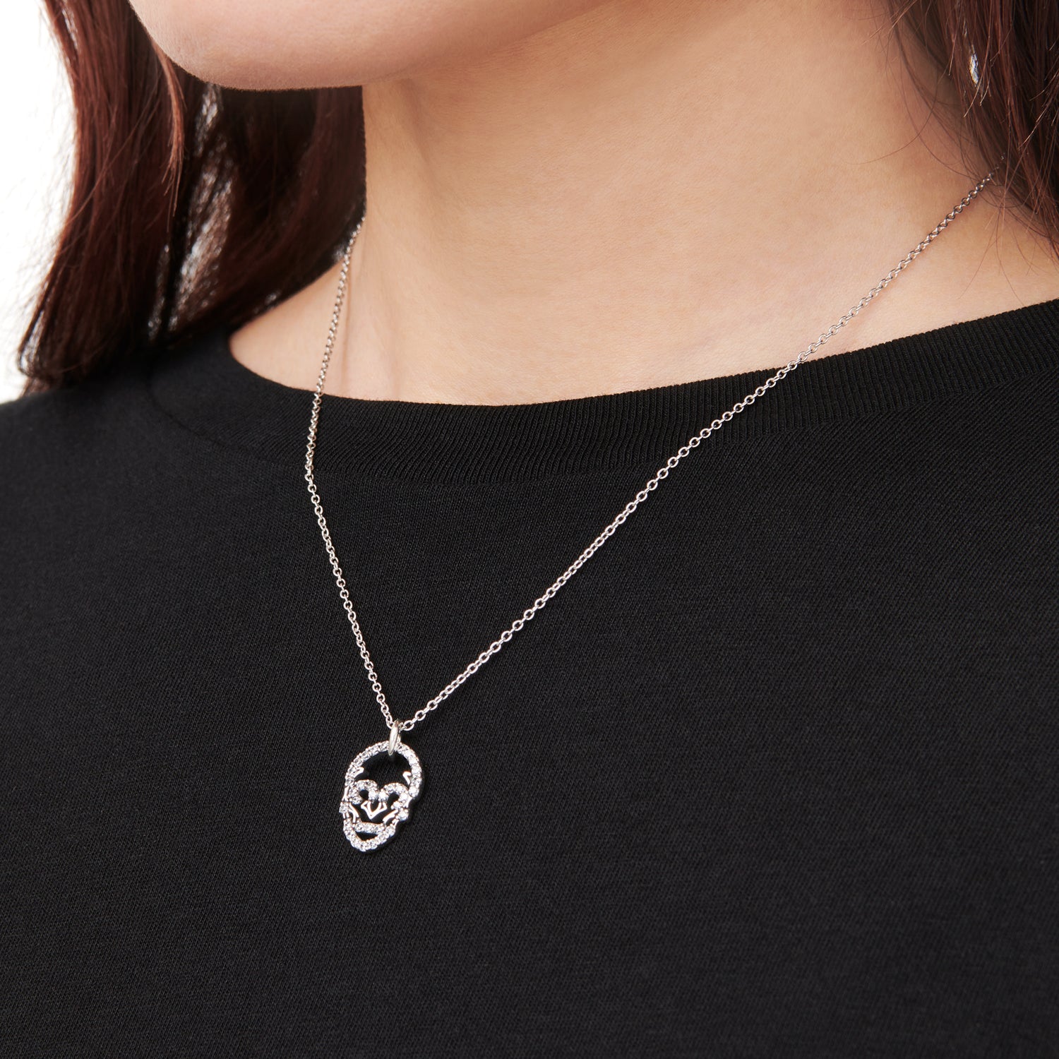 TINY HOLLOW SKULL ネックレス | ジャスティン デイビス（JUSTIN DAVIS