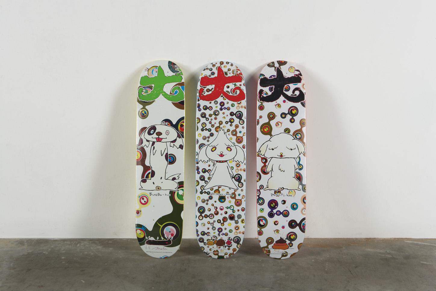 Takashi Murakami x Supreme Skate Decks (2007) - Set of 3 – Justin Reed