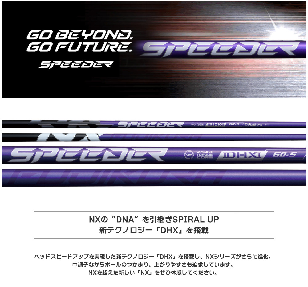 テーラーメイド スリーブ付きシャフト 2024 フジクラ SPEEDER NX