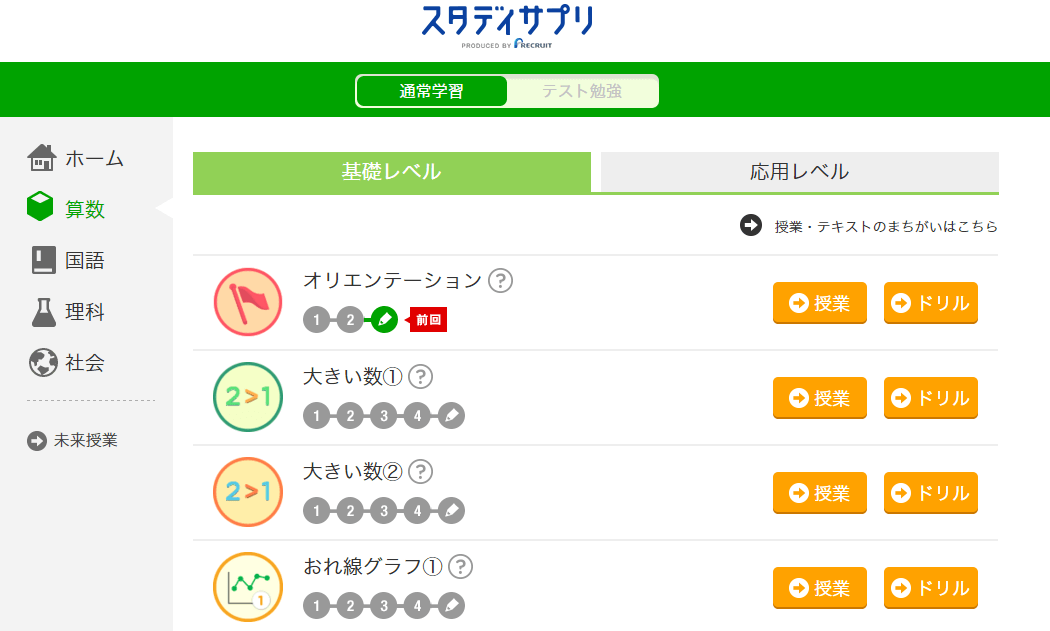 スタディサプリ【小学4年生】算数の体験談（レビュー） | STUDY APPS