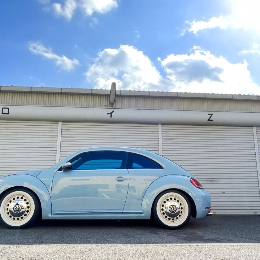 デニムブルーのザ ビートルをローダウン☆ – ジムニーJB64W＆シエラ